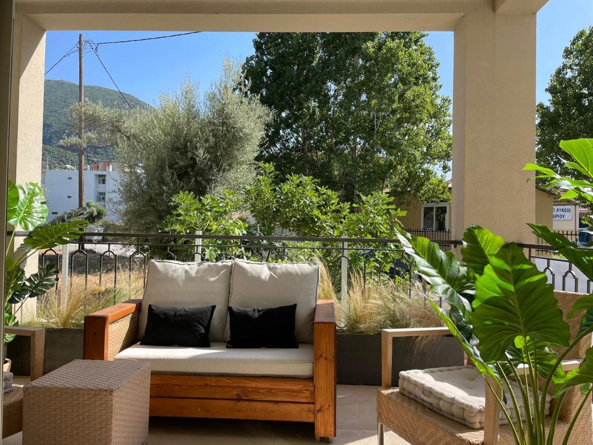 Kl Suites Lefkada - Feel At Home New Boho Apartment 400M From Beach Nidri Town Center Exteriör bild